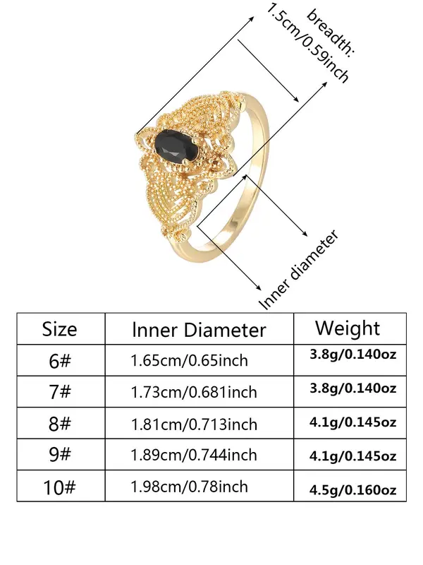 Elegant Artificial Zircon Decor Flower Design Ring for Women, Fashion Jewelry for Party, Daily Decor, Trendy All-match & Exquisite Jewelry for Gift 1