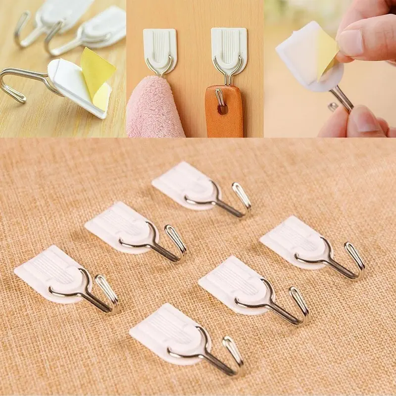 (6pcs) Sticky Hooks Set - Gantungan Hook 5