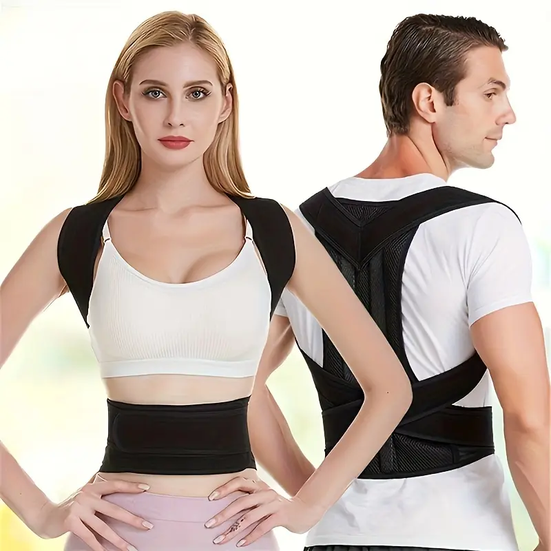 Adjustable Back Posture Brace Clavicle Support, Stop Slouching And Hunching, Order A Size Up