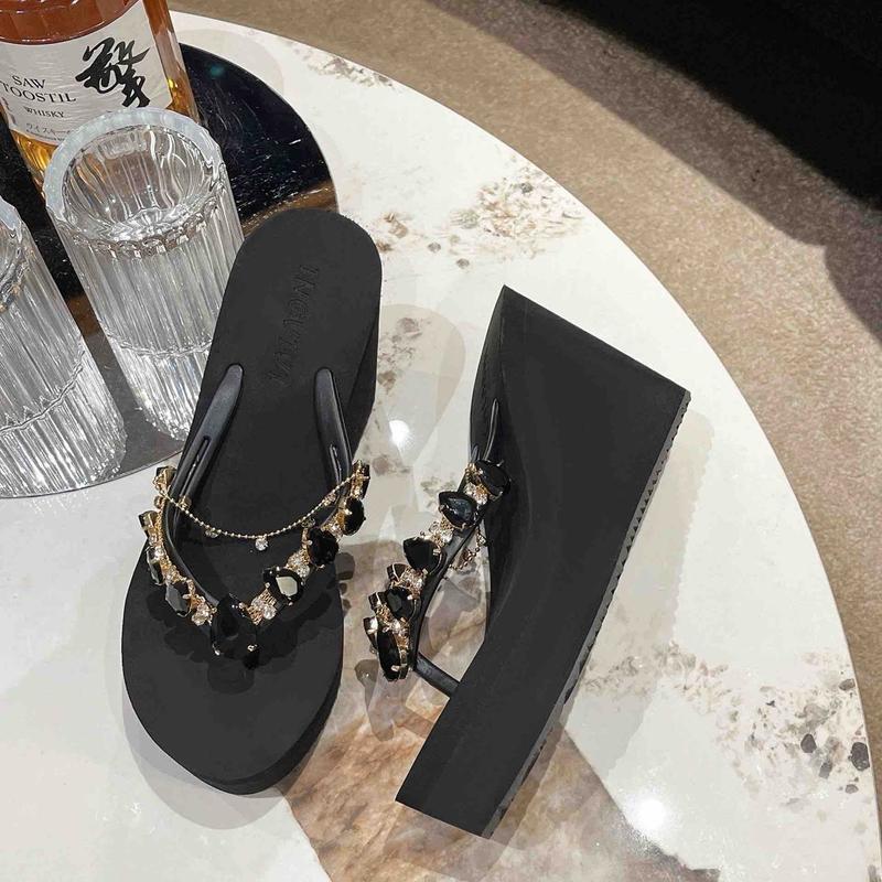 Giày dép xỏ ngón nữ QC cao cấp thời trang mẫu mới 10 phân - GiàY, Women, Có Quai, Shoes 2
