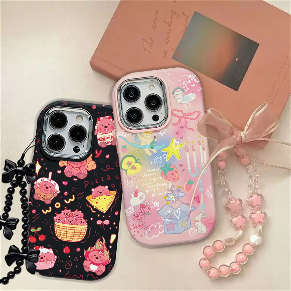 Casing untuk hp Samsung A06 A16 A35 A55 5GA15 A54 5G A05S A24 A14 A04 A04E A13 A03S A53 A33 A02 A50 A30S A23 A22 A21S A11 A52 M10 Pizza Ruby and versionCase