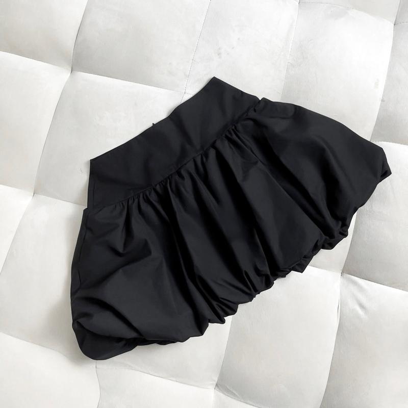 [HOPE Clothing] Chân váy bí ngô xinh xắn ba màu Nữ Thông thường thời trang Skirts thông thường có thể giặt máy 1