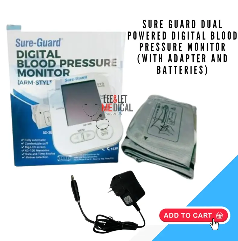 Sure Guard Dual Powered Digital Blood Pressure Monitor (With - TikTok ...