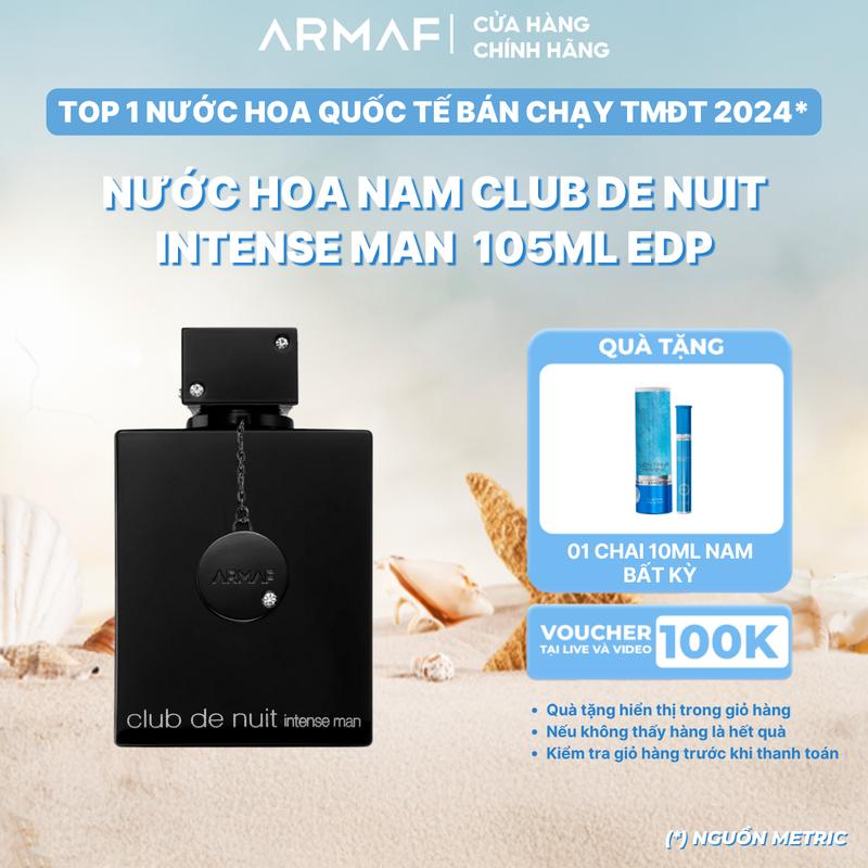 Nước hoa ARMAF Club De Nuit Intense Man EDT 105ML [DL] - Hương cam chanh dứa khói nam tính