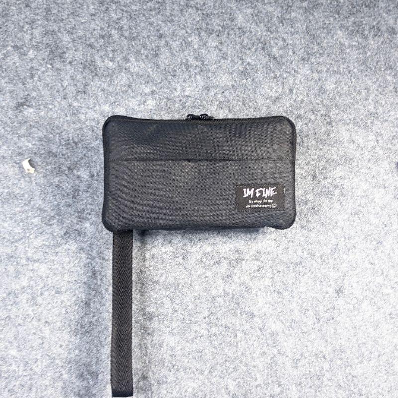 Pouch Wallet - Tas Dompet - Clutch Bag - Hand Bag - Sling Bag - Tas HP - Real Pict Pria Cowok 5