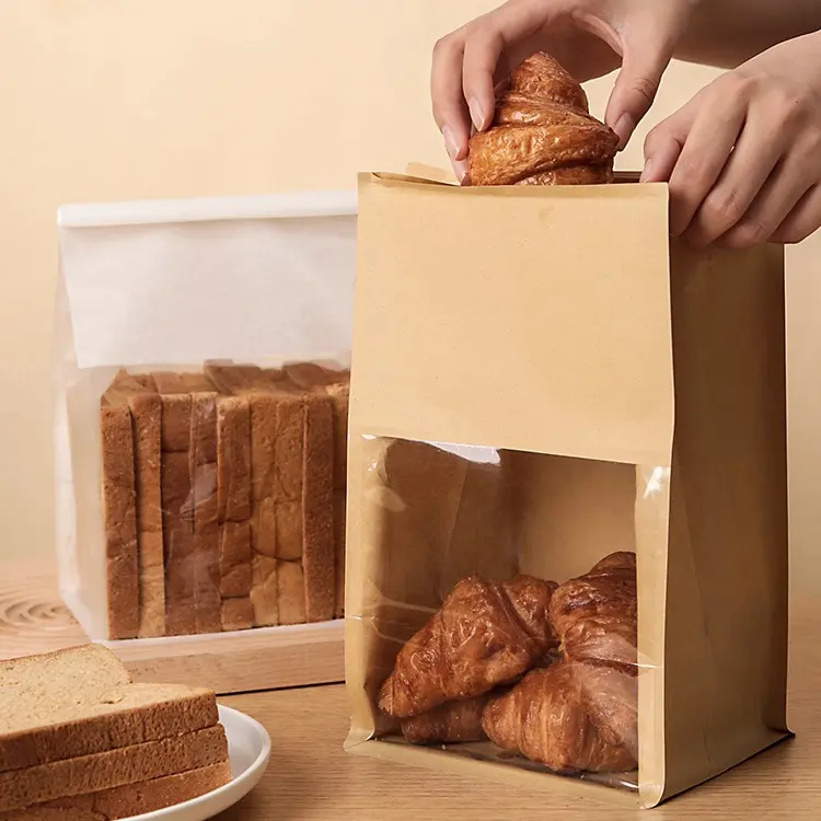 [10 PCS] Kemasan Roti Tawar Clip Toast Bag Plastik Kantong Roti Tawar Cookies Donat Croissant Klip 5