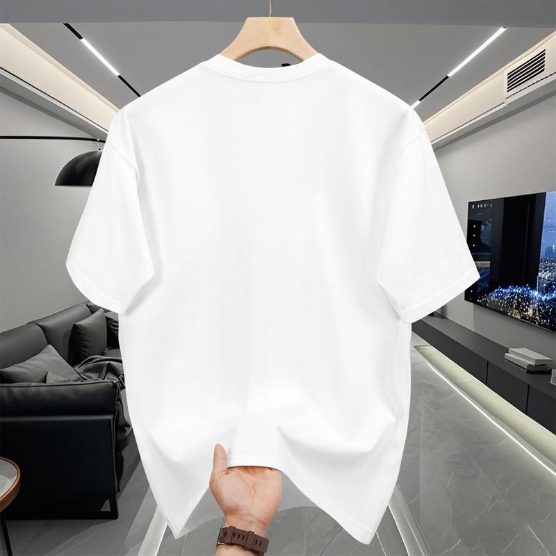Product Introduction of Áo Thun Cotton Nam, ngắn Tay, Cổ Thuyền In Họa Tiết Minh Họa Nghệ Thuật Trừu Tượng 22