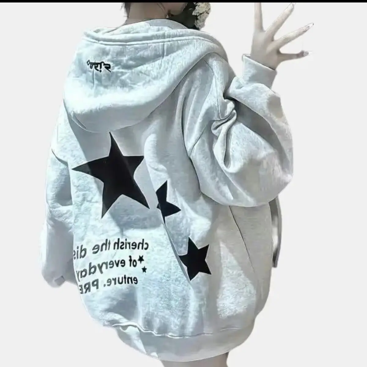 Áo Khoác Hoodie Mũ Ngôi Sao