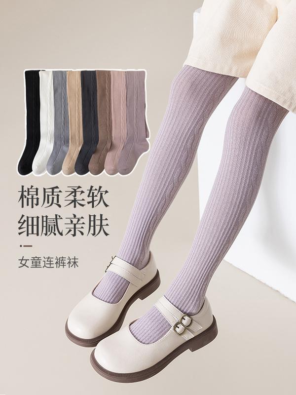  Quần Tất Bé Gái Họa Tiết Thêu Tay 100% Cotton Hàng Xuất Hàn Quốc Quần Legging Bé Gái Từ 1- 12 Tuổi PK170 tat  xinh 