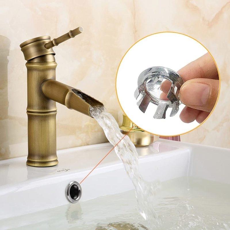 Product Introduction of 1pc Wash Basin Overflow O-Ring Bathroom Household Bathtub Overflow Ellipse Ring Sink Washbasin Hole Overflow Ring 4