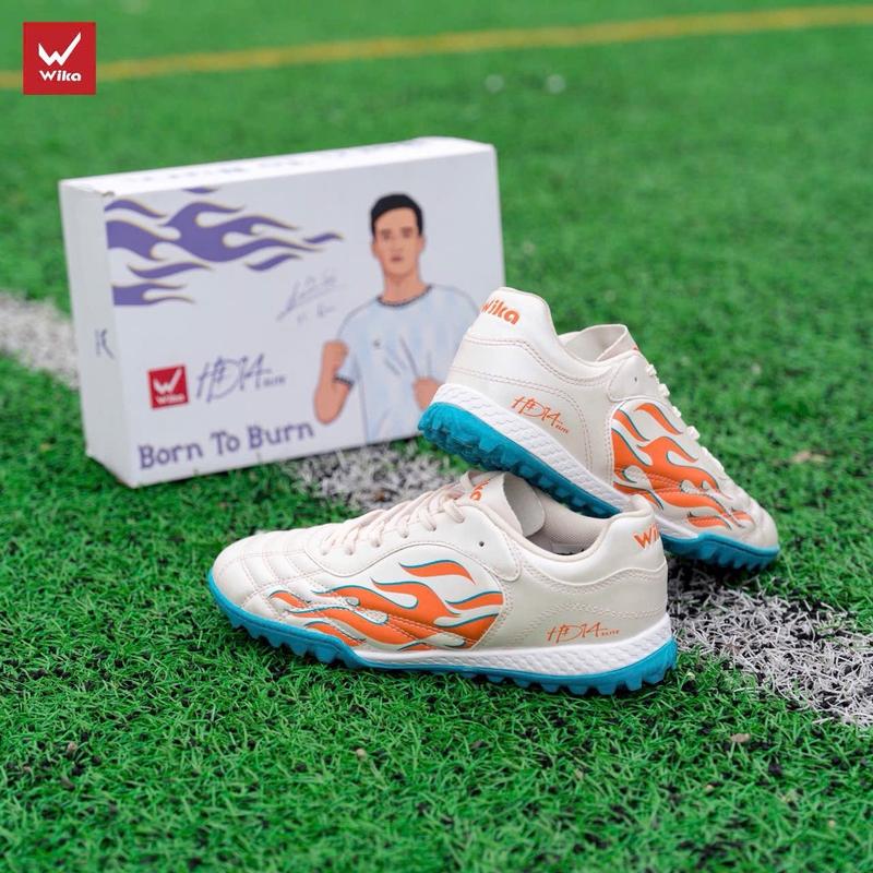 Giày đá bóng Wika HĐ14 Elite Hoàng Đức 2024 cao cấp chính hãng giá rẻ nguyên hộp khâu đế cao su đinh TF size 38-44 to nhỏ người lớn thi đấu giải chuyên nghiệp nam nữ đẹp bền xịn tốt sân cỏ nhân tạo