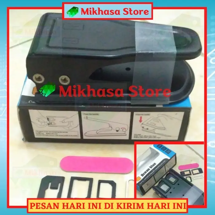 Alat Pemotong Kartu Sim Card Potong Simcard 2IN1 MICRO NANO Perdana