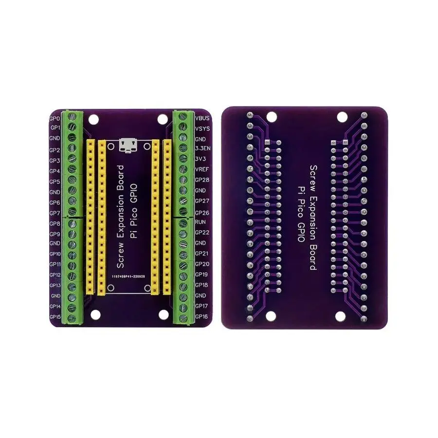 GPIO Screw Expansion Board Terminal Shield PI Hat for Raspberry Pico W ...
