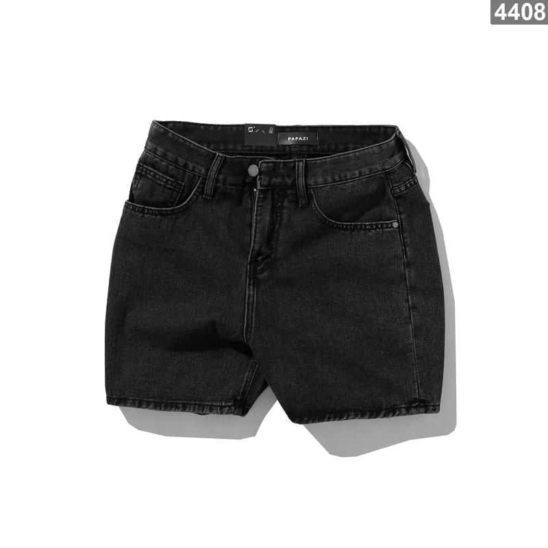 Quần short trên gối Mã_R4408, fom rộng trên gối, gam màu xám khói, dễ phối đồ, phong cách cá tính - PAPAZI