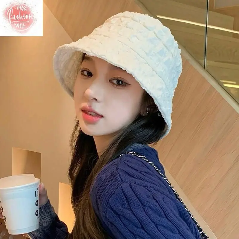 Mũ Bucket Vành Cụp Dập Nổi Caro Chất Cotton mềm mại (HL1), Nón Xô Unisex Phong Cách Ulzzang (PKPX)
