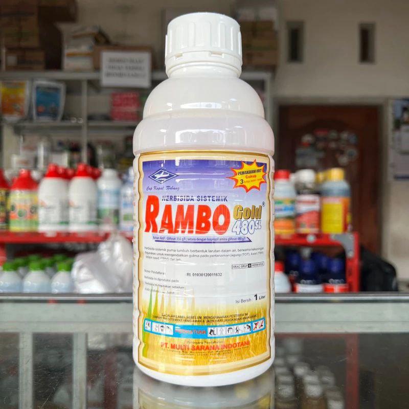 RAMBO GOLD 480 SL 1 LITER HERBISIDA PEMBASMI RUMPUT GULMA - Shop ...