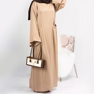 Jubah Muslim, Warna Pejal, Jubah Bersaiz Besar, Jubah Muslimah, Murah, Gaun Abaya, LR562