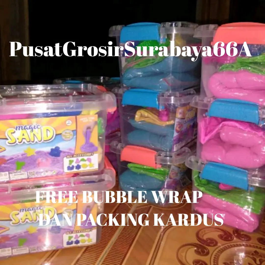 ( BISA COD ) PROMO Mainan Anak Pasir 1kg  Ada Cetakannya / Mainan Pasir Ajaib / Mainan Pasir Kinetik /Pasir Ajaib 1 kg termurah / Mainan pasir ajaib anak 1kg