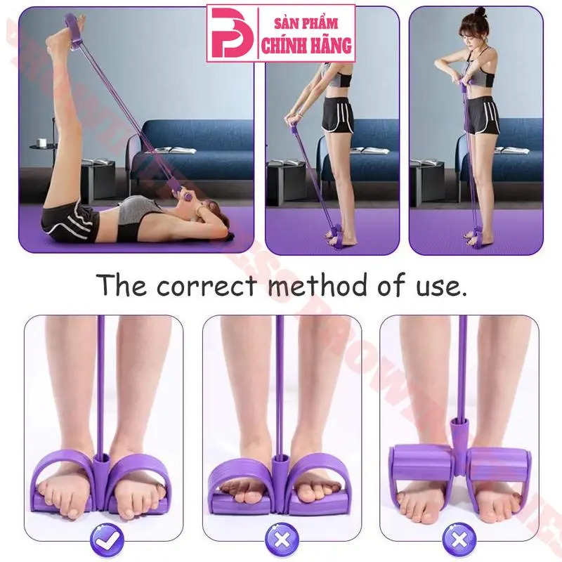 Tập Gym, Tập Yoga Dây Kháng Lực Tập Cơ Tay, Tập yoga, Cao su,Dây tập gym chữ B dụng cụ tập gym dây tập kháng lực Prowin Fitness đàn hồi tập cơ bụng eo lưng tại nhà Dây Kháng Lực Cao Su Tập Chân 7