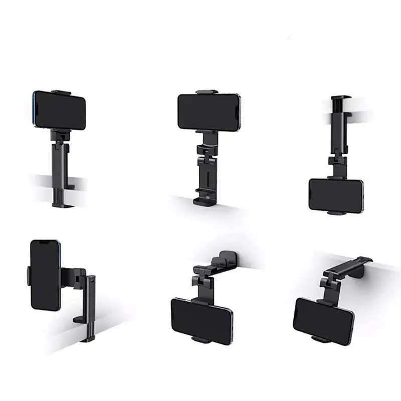 Folding Phone Stand, Universal Live Streaming Phone Holder, Car Navigation Phone Mount, Phone Accessories for Home, Office, Travel 7