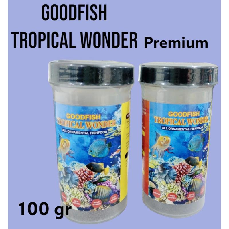 Goodfish Tropical Wonder PREMIUM All Ornamental Fish Food 100gr - Shop ...