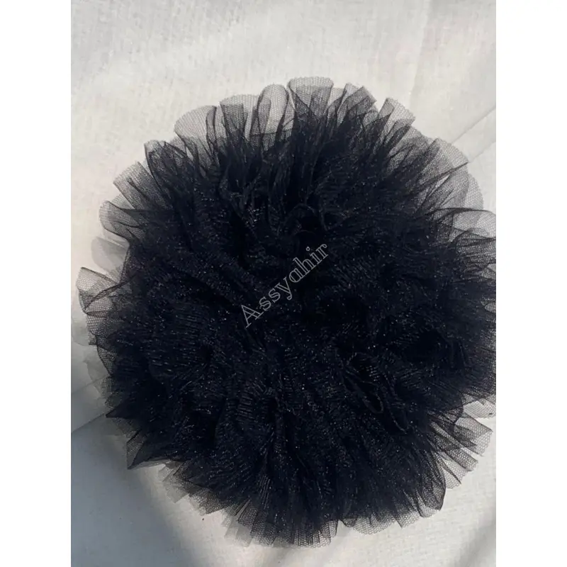 (PREMIUM) scrunchie tile jumbo/ikat rambut tile jumbo/cepol tile jumbo/cepol hijab anti pusing 8