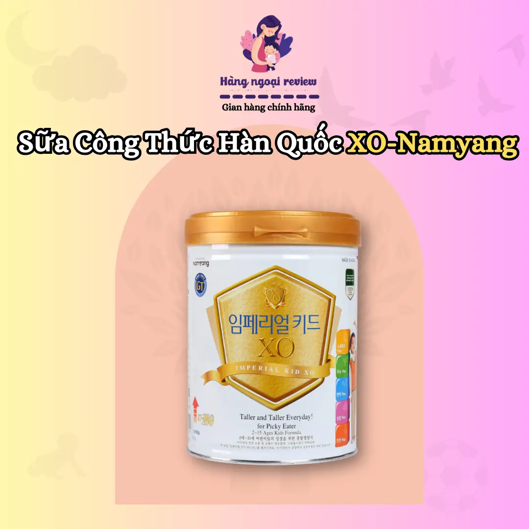Sữa Công Thức XO Namyang Nhập Khẩu Hàn Quốc Cho Bé Lon 800gr
