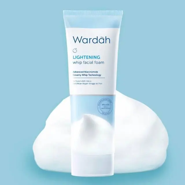 Wardah Lightening Whip Facial Foam - Creamy Foam - Face Wash - Cleanser Mencerahkan