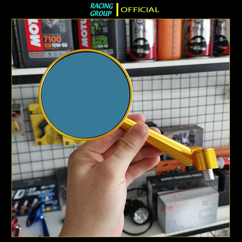 Gương chiếu hậu thời trang xe máy Rizoma Kiểu Tròn, kính chiếu hậu gắn chân kính cho AB, SH, SH Mode, Wave,... Phụ Kiện Phụ Tùng