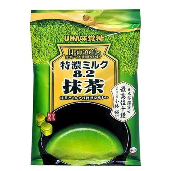 Kẹo sữa UHA Nhật Bản thượng hạng đủ vị trà xanh, sữa bò, đậu đỏ, sữa muối, cafe sữa 5