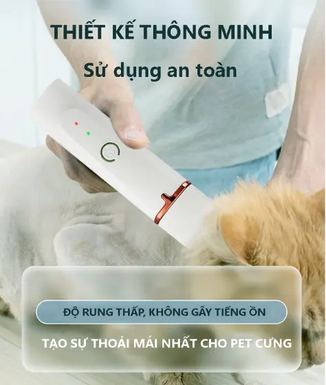 Tông đơ cắt tỉa cho thú cưng 4 trong 1 - cắt tỉa lông chó mèo 2