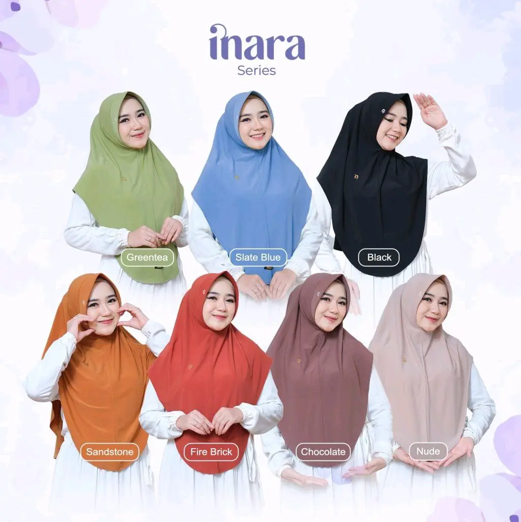 hijab simple instan inara series by daffi hijab