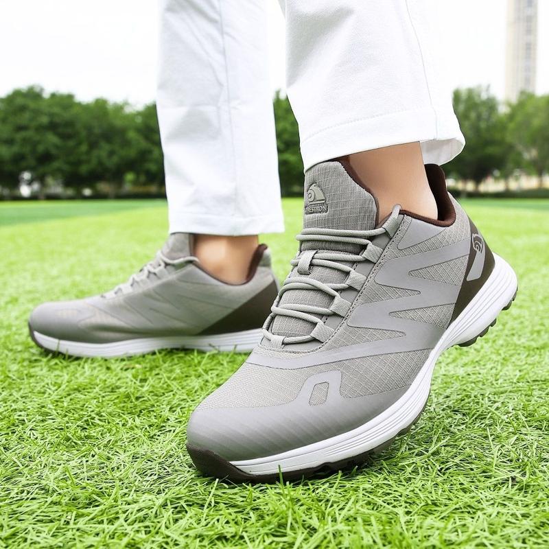 Product Introduction of New Men's Golf Shoes Lightweight Breathable Wear-resistant Low-top Waterproof Casual Sports Shoes Non-slip Removable Spikes XZ25053 18