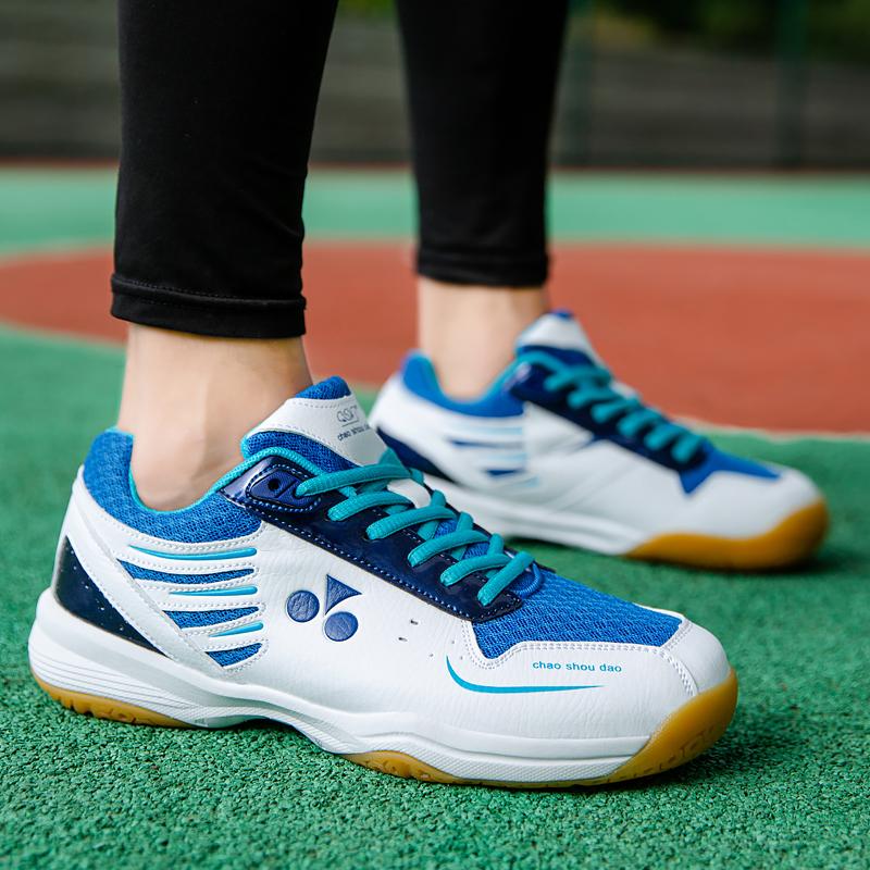 Product Introduction of Students professional badminton shoes tennis shoes table tennis shoes men's women's sports shoes couple casual shoes net breathable comfortable size 35-44 34