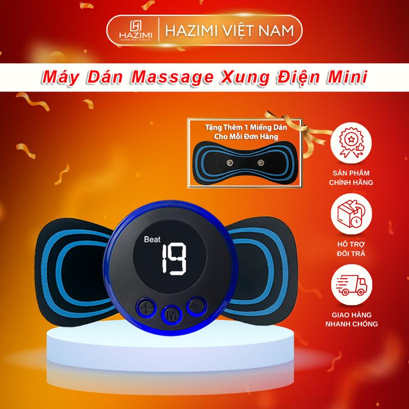 [ Bản Nâng Cấp 2025 ] Máy Massage Mini Đa Năng - Miếng Dán Mát-Xa Thư Giãn 8 Kiểu mát-xa - BH 6 Tháng mat x máy  massage body