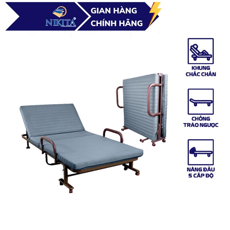 NIKITA- GIƯỜNG GẤP GỌN BELTO RỘNG 65/75/90/120 CM giuong  thong minh 0