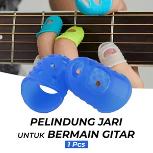 Pelindung Jari untuk Bermain Gitar Isi 5 PCS Silikon