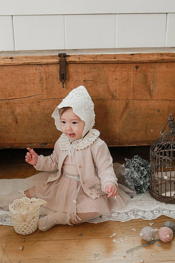 Product Introduction of Korean style girls' baby and infant lace air conditioning shirt ins casual sun protection clothing cardigan coat all-matching cardigan 5