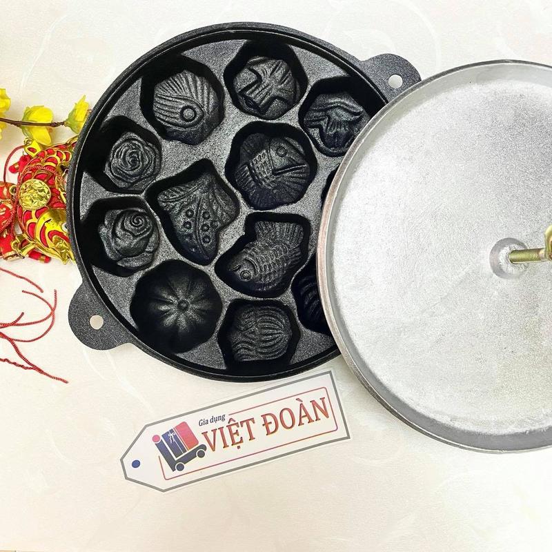 V- Khuôn Bánh Bông Lan, Bánh Thuẩn - Khuôn Chống Dính Cao Cấp Bánh rất đẹp. siêu sắc nét 2