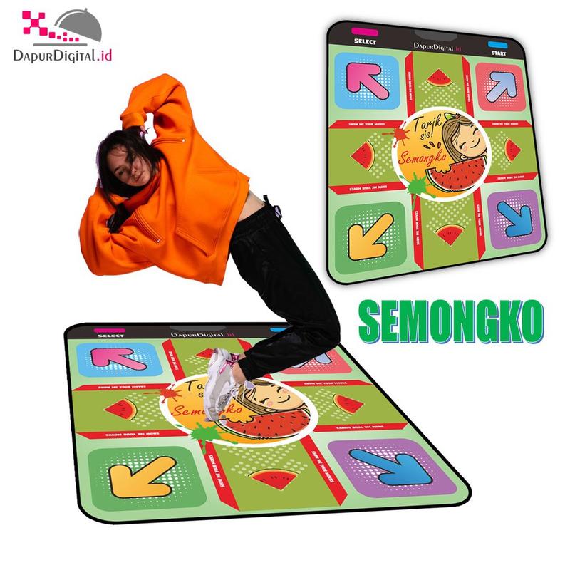 USB Game Karpet Dance Pad PIU Semangka Dengan Ratusan Musik 2