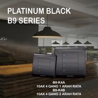 Gambar Architech Platinum B9-K4A Black Sakelar/Saklar/CETEK 4 Gang 1Arah LED - 4GANG 1ARAH RATA LED dari ARCHITECH INDONESIA Kota Administrasi Jakarta Utara 4 Tokopedia
