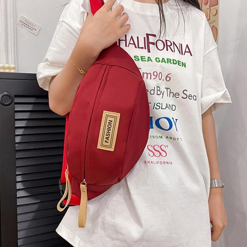 Product Introduction of Chest Bag For Men Solid Color Waist Bag High Quality Women Shoulder Bag Multifunction Male Fanny Pack Crossbody Small Bag 38