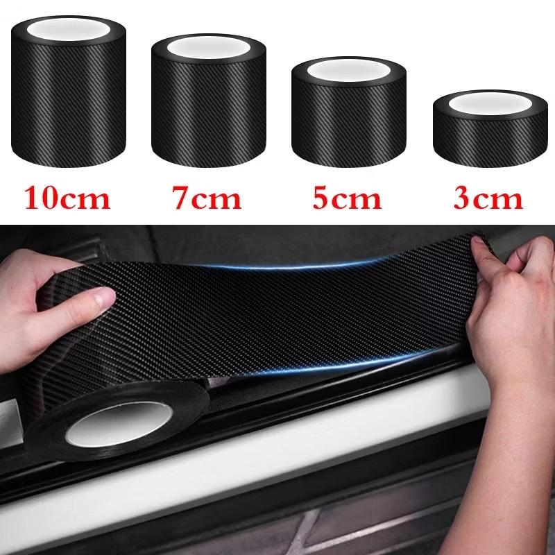 Băng Keo Carbon 3D Nhám Trang Trí Ô tô Decal Dán Xe Chống Trầy Xước