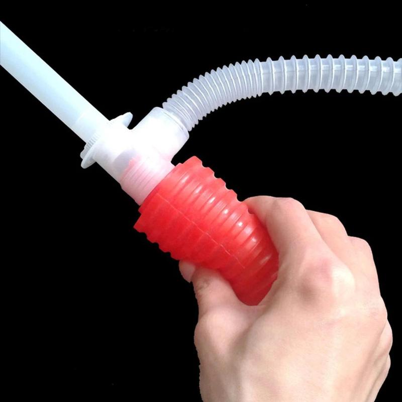 Product Introduction of Car Truck Manual Pump Fuel Gasoline Diesel Transfer Suction Cup Manual Fuel Pump Siphon Water Suction Fuel Transfer Pump Funnel 13