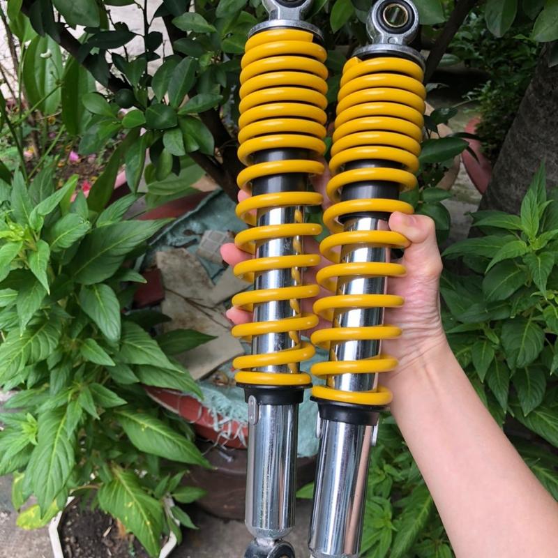 (1 cặp) Giảm xóc, phuộc sau Nice tải 200kg lắp cho xe Dream, Wave Rsx, Wave S110,Wave Rs, Wave Alpha, Wave 110, Future, Future Neo, Future 125, Cub, Axelo- ty không dầu, không hiệu