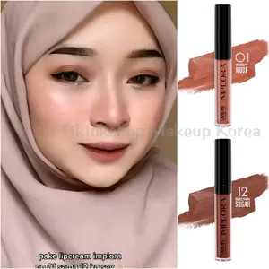 Paket ombre Hemat Implora Dusky Nude & Brown Sugar - OMBRELIPS Lipcream Lipstick lip cream