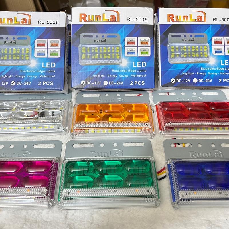 COMBO 10 Đèn sườn xe tải soi lốp chống nước 5006. Đèn hông Led siêu sáng.