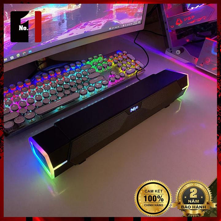 Loa Thanh Máy Tính Soundbar Bluetooth Để Bàn Niye V18 Led Rgb Âm Thanh Hay Bass Cục Mạnh