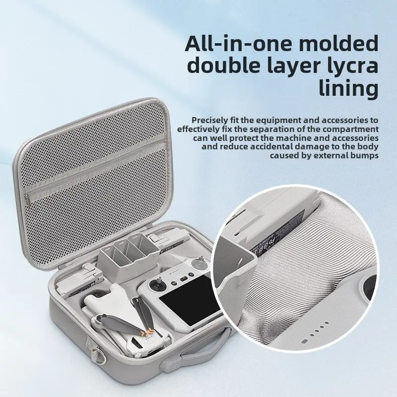 Không có drone！Không có drone！úi lưu trữ, Áp dụng cho DJI Mini3 và Mini3Pro, Hộp Cầm Tay, Thích hợp cho máy bay không người lái / máy ảnh, Phụ kiện ba lô máy bay không người lái 2