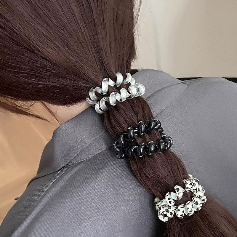 Product Introduction of 4pcs Phone Ring Headwear Hair Rope High Elasticity And Unbreakable Ins Wind 25